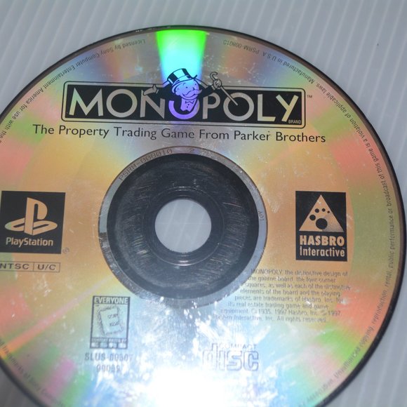 Monopoly Sony PlayStation 1, PS1 Video Game 1998 Disk only Tested Works - Picture 3 of 3